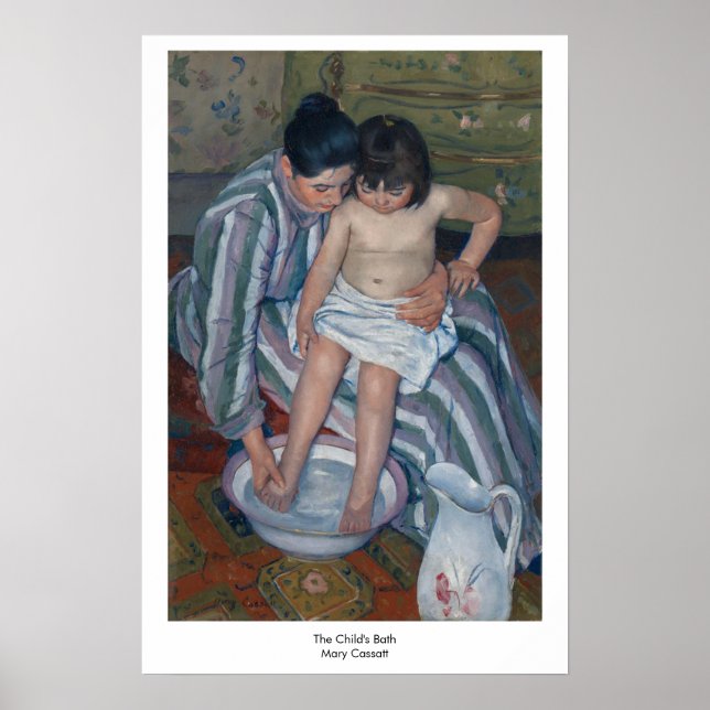 The Child's Bath / Mary Cassatt  Poster (Front)