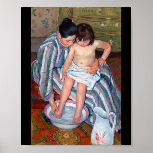The Child's Bath, Mary Cassatt Poster