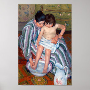 The Child's Bath, Mary Cassatt Poster