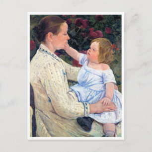 The Child's Caress, Mary Cassatt Postcard