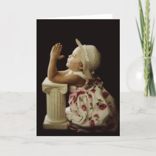 The Child's Prayer Greeting Card