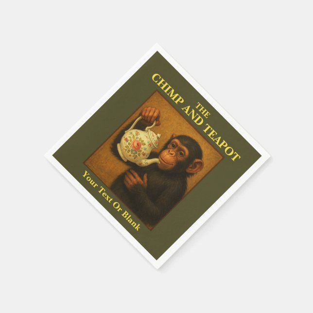 The Chimp And Teapot Pub Napkin (Corner)