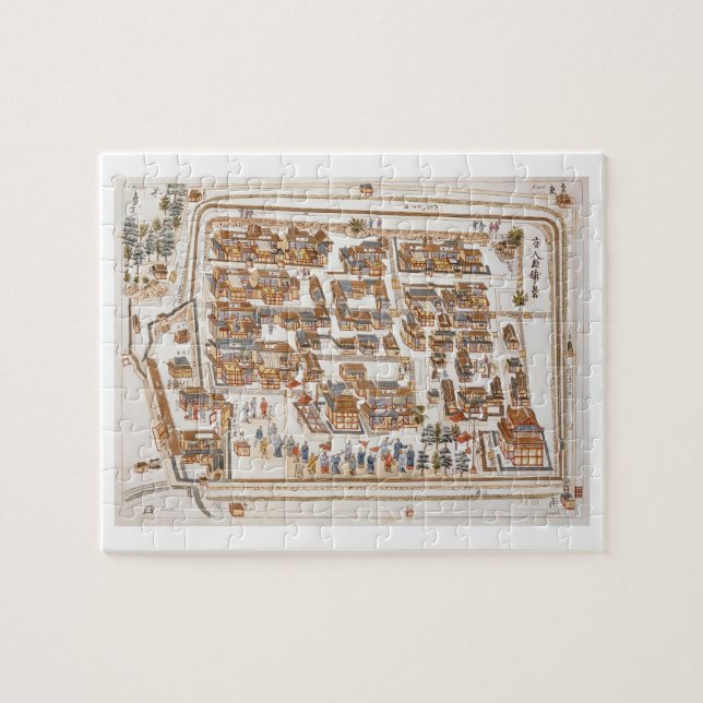 The Chinese Factory in the Street of Teng-chan at Jigsaw Puzzle (Horizontal)