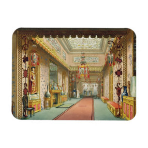 The Chinese Gallery, from 'Views of the Royal Pavi Magnet