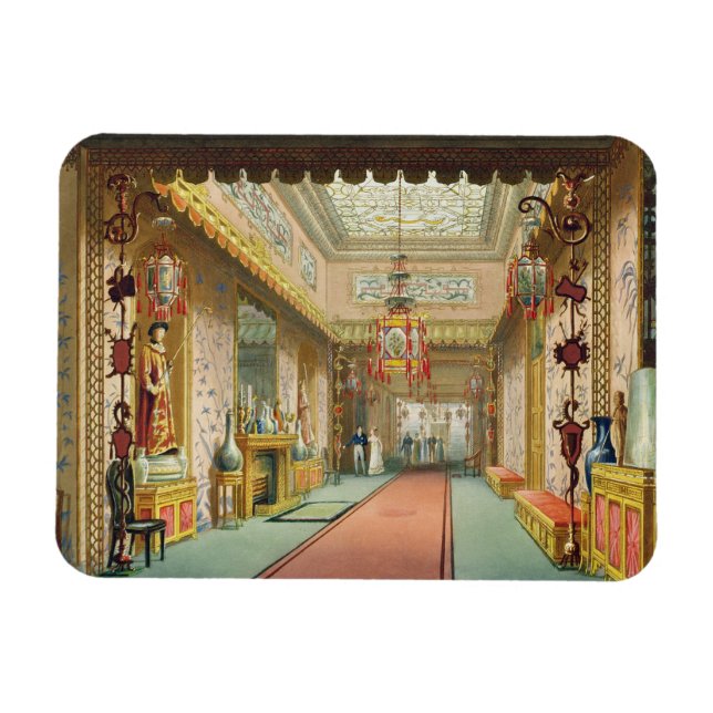 The Chinese Gallery, from 'Views of the Royal Pavi Magnet (Horizontal)