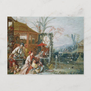 The Chinese Hunt, c.1742 Postcard