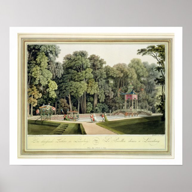 The Chinese Pavilion in the Laxenburg Gardens, Vie Poster (Front)