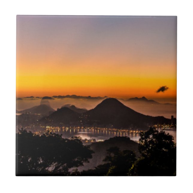 The Chinese Pavilion, Rio De Janeiro, Brasil Tile (Front)