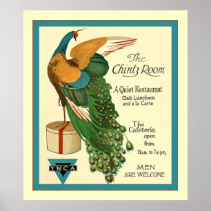 The Chintz Room ~ Vintage World War 1 ~ Restaurant Poster