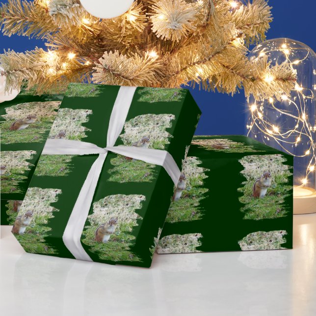 The Chipper Little Chipmunk - Wrapping Paper (Holidays)