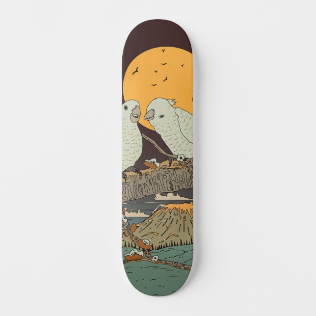 The chirping of small birds skateboard (Front)
