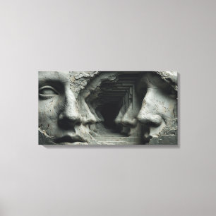 The Chiseled infinity Canvas Print