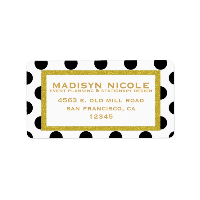 THE CHLOE BUSINESS LABEL (Front)