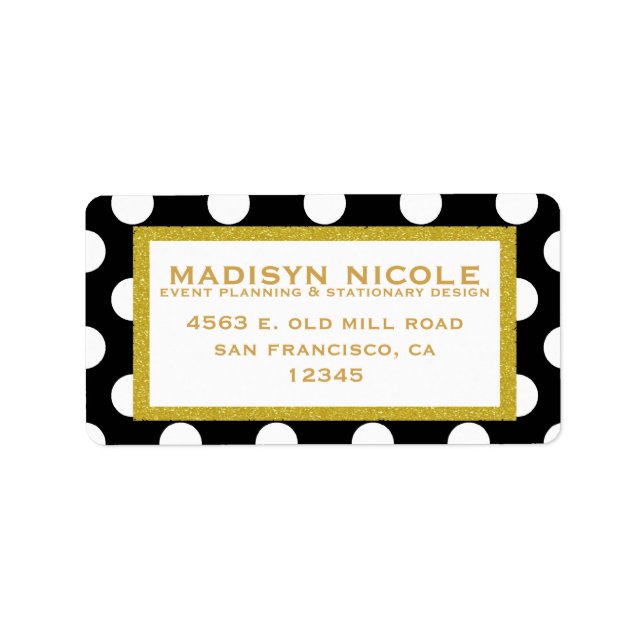 THE CHLOE BUSINESS LABEL (Front)