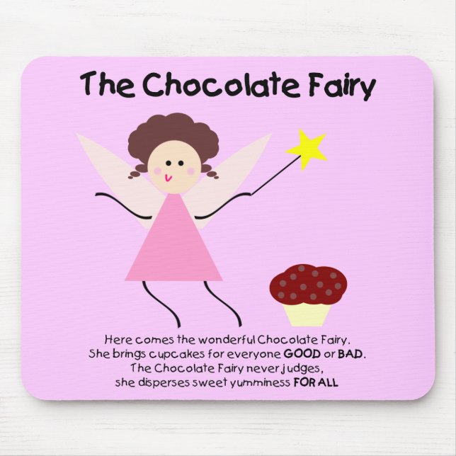 The Chocolate Fairy Mouse Mat (Front)