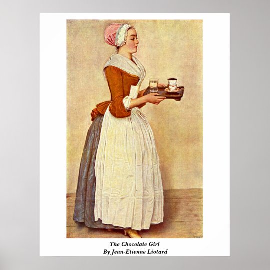 The Chocolate Girl By Jean-Etienne Liotard Poster