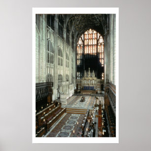 The choir and east window, 12th century (photo) poster