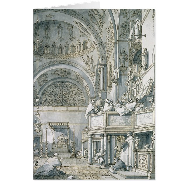 The Choir Singing in St. Mark's Basilica, (Front)
