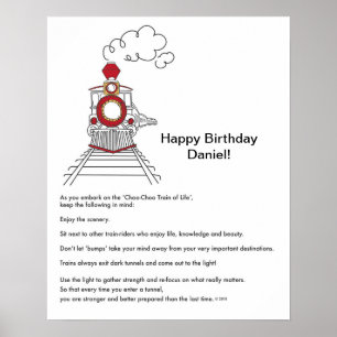 The Choo-Choo Train of Life Poster