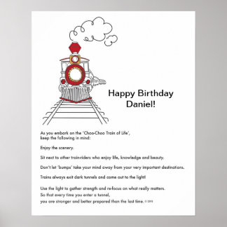 The Choo-Choo Train of Life Poster