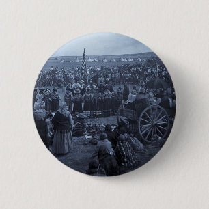 The Choosing Dance of the Blackfeet 6 Cm Round Badge