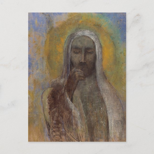 The Christ of Silence by Odilon Redon Postcard (Front)