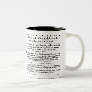 The Christian Man's Trial' by John Lilburne Two-Tone Coffee Mug