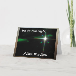 The Christmas Babe.... Holiday Card