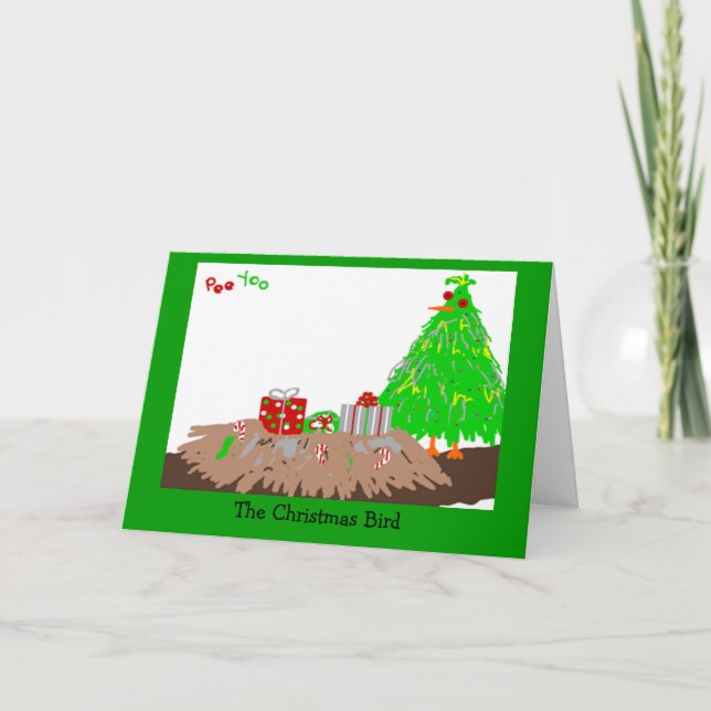 The Christmas Bird Holiday Card (Front)