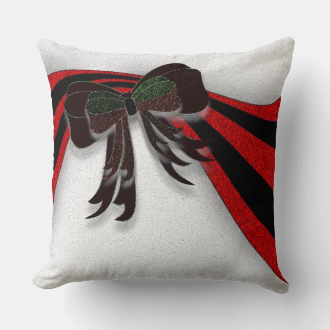 The Christmas Bow - Cushion (Front)