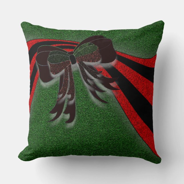 The Christmas Bow - Cushion (Front)