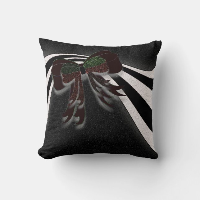 The Christmas Bow - Cushion (Front)