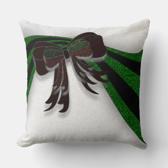 The Christmas Bow - Cushion (Front)