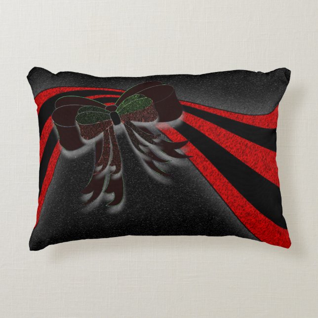 The Christmas Bow - Decorative Cushion (Front)