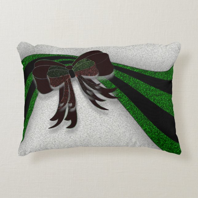 The Christmas Bow - Decorative Cushion (Front)