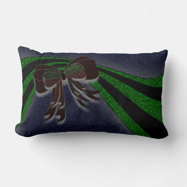 The Christmas Bow - Lumbar Cushion (Front)