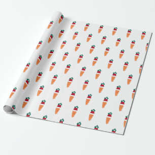 The Christmas carrot Wrapping Paper