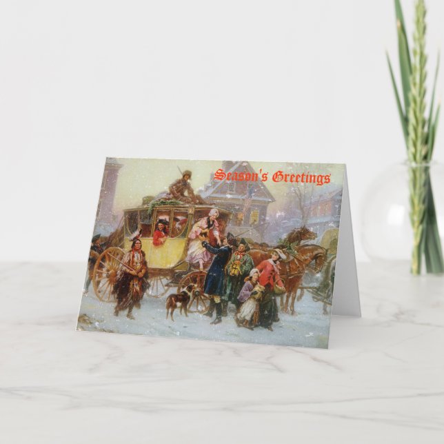 The Christmas Coach Holiday Card (Front)
