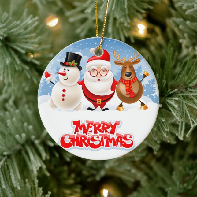 The Christmas Crew  Ceramic Tree Decoration (Tree)