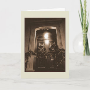 'The Christmas Door' Holiday Card - Warm/Wonderful