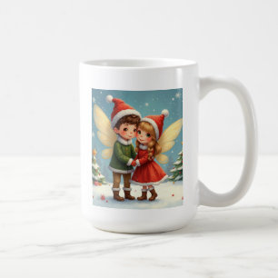 The Christmas fairy of a pair Mugs
