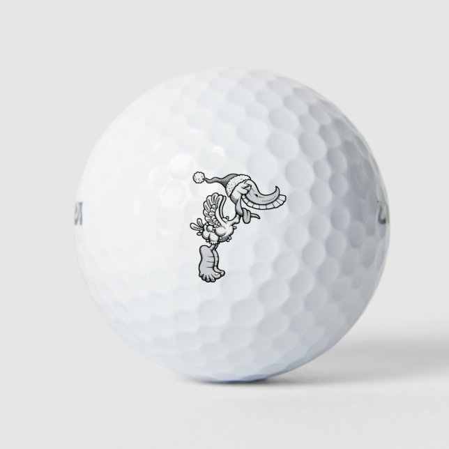 The Christmas Goose Golf Balls (Front)