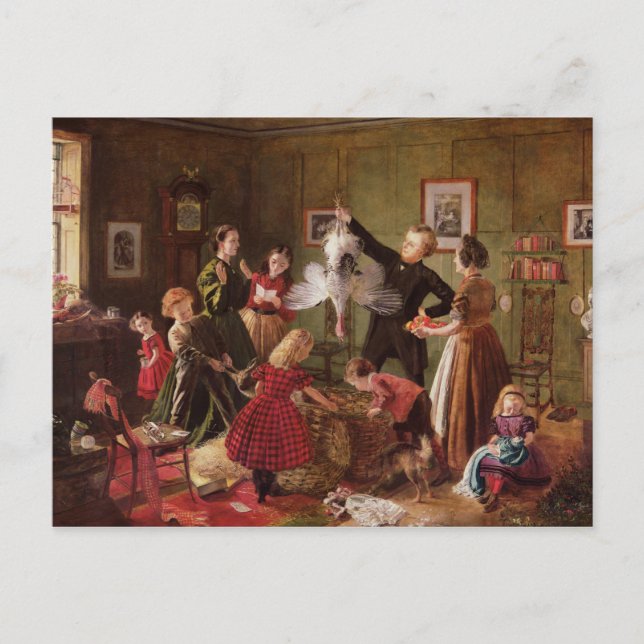 The Christmas Hamper Holiday Postcard (Front)