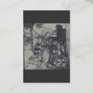 The Christmas Nativity Stark Ink Art Business Card