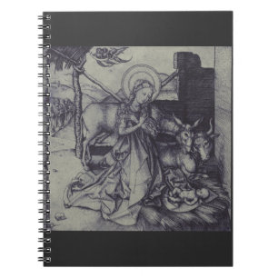 The Christmas Nativity Stark Ink Art Notebook