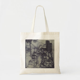 The Christmas Nativity Stark Ink Art Tote Bag
