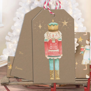 The Christmas Nutcracker Rustic Kraft Gift Tags