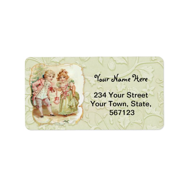 The Christmas Party - Francis Brundage Label (Front)