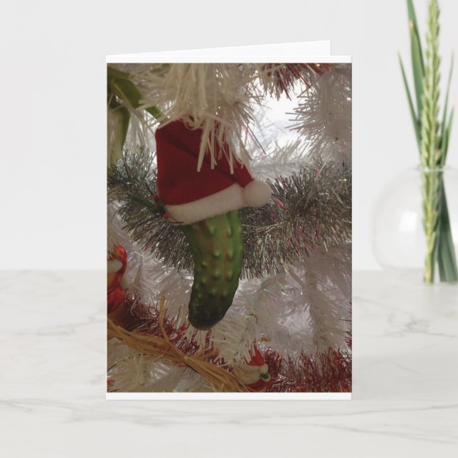 The Christmas Pickle Holiday Card (Front)