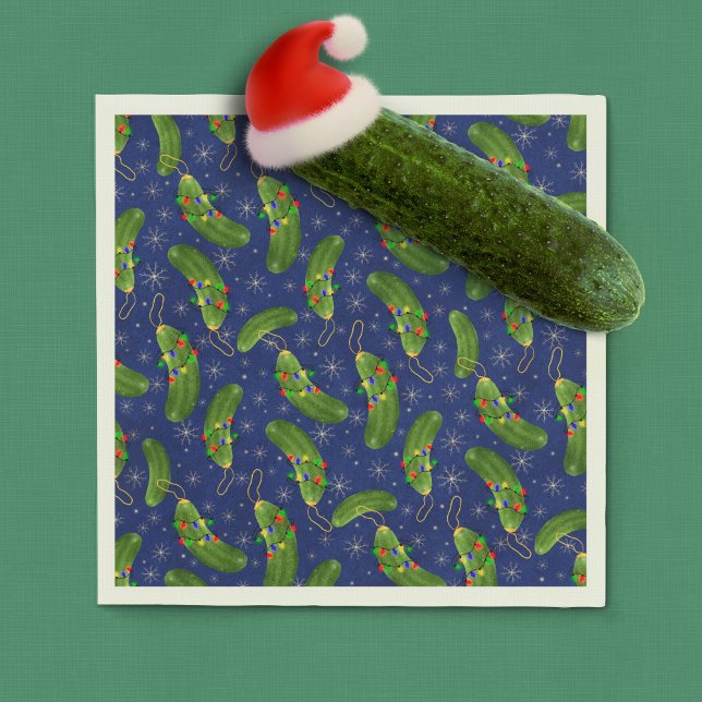 The Christmas pickle  Napkin (Creator Uploaded)
